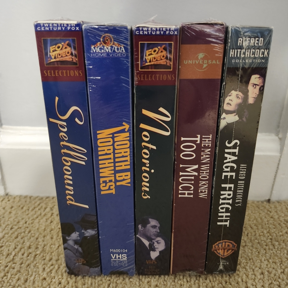 Brand NEW unopened Alfred Hitchcock VHS Collection